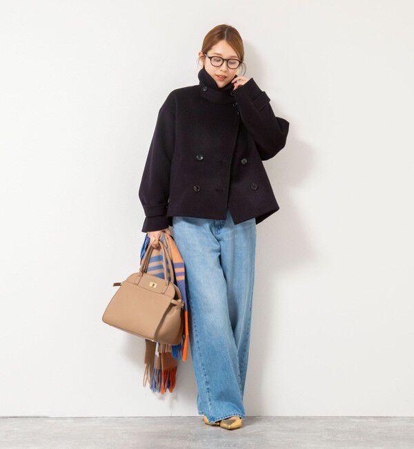 NOLLEY'S「ウールカシミヤダブルブレストコート」|ピーコート|