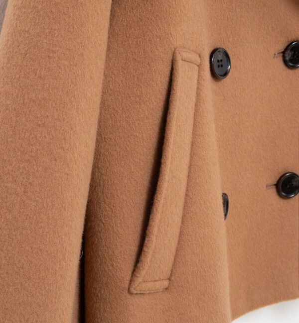 NOLLEY'S「ウールカシミヤダブルブレストコート」|ピーコート|