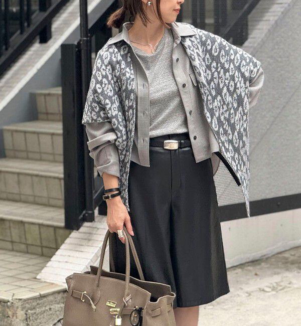 NOLLEY'S「トライアングルレオパード柄ストール」|ストール|