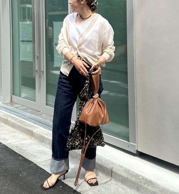 Rie Miller「【RM denim】45th limited editionﾛｰﾙｱｯﾌﾟｽﾄﾚｰﾄﾃﾞﾆﾑ(ｾﾙﾋﾞｯﾁ)」|デニム|