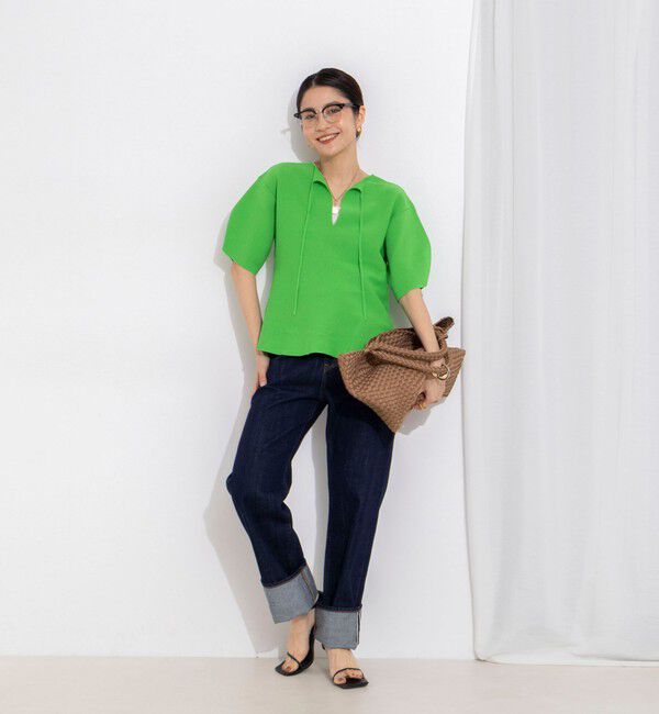 Rie Miller「【RM denim】45th limited editionﾛｰﾙｱｯﾌﾟｽﾄﾚｰﾄﾃﾞﾆﾑ(ｾﾙﾋﾞｯﾁ)」|デニム|