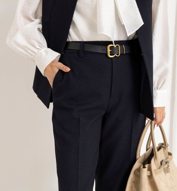 NOLLEY'S「《セットアップ対応》ウォッシャブルサージストレッチストレートパンツ」|その他|