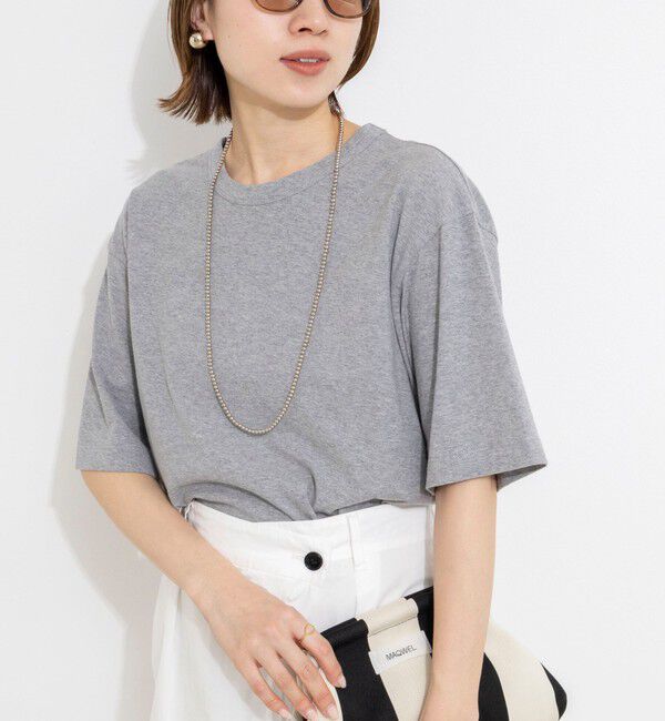 NOLLEY'S「ウォッシャブルヴィンテージＴシャツ」|Tシャツ・カットソー|ライトグレー