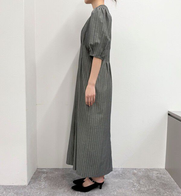 fredy emue「コットンリップルウエストシェイプワンピース」|ワンピース|