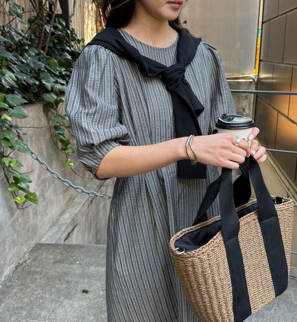 fredy emue「コットンリップルウエストシェイプワンピース」|ワンピース|