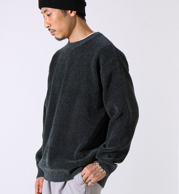 GLOSTER「【昨年人気アイテム再登場！チクチクしないニット】モールダブルフェイス プルオーバーニット」|ニット・セーター|