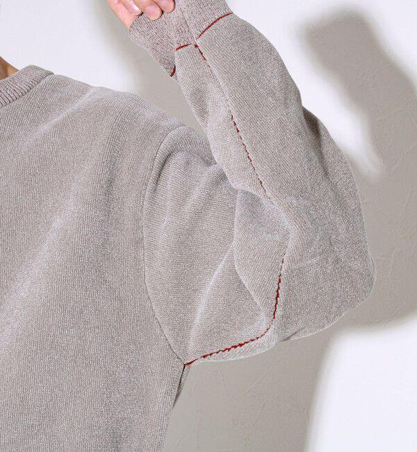 GLOSTER「【昨年人気アイテム再登場！チクチクしないニット】モールダブルフェイス プルオーバーニット」|ニット・セーター|