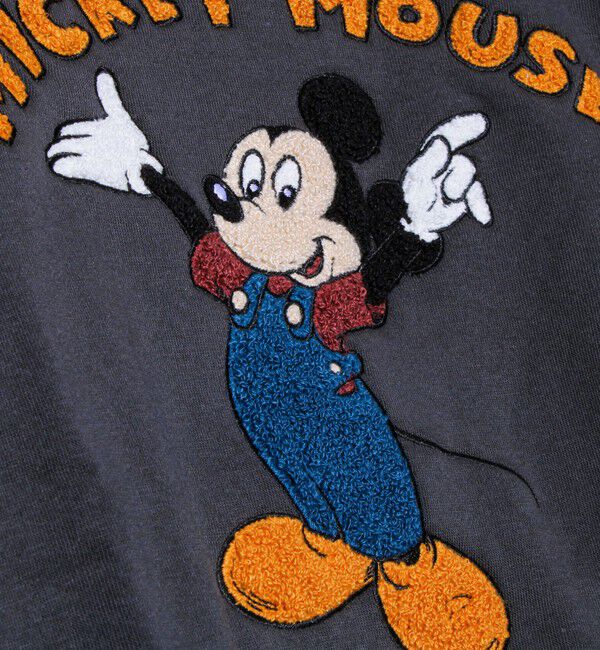 GLOSTER「【ミッキー＆ベイマックス】UNISEX サガラ刺繍 裏起毛スウェット」|スウェット・ジャージ|