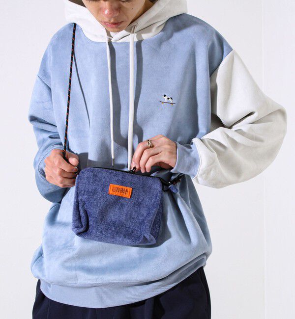 GLOSTER「【UNIVERSAL OVERALL】Uneven dyeing blanket サコッチ」|ショルダー・メッセンジャー|