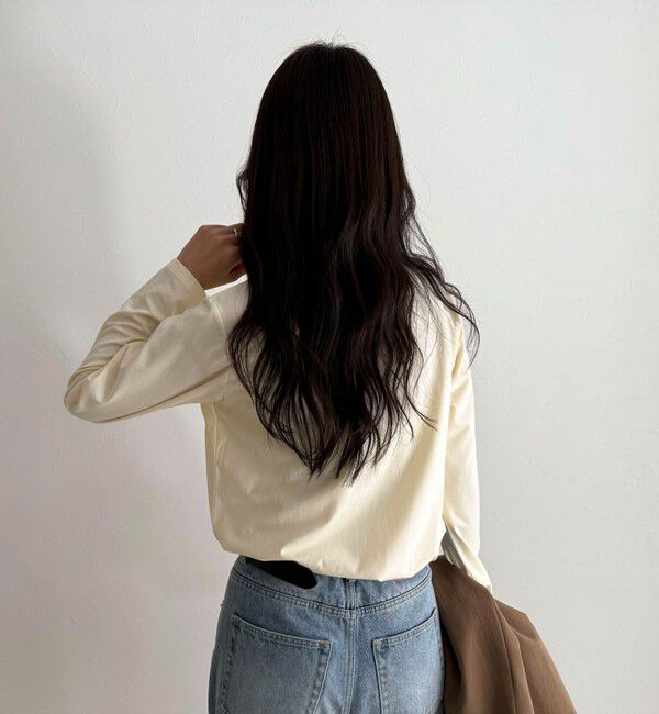 fredy emue「センターFR刺繍ロンTシャツ」|Tシャツ・カットソー|