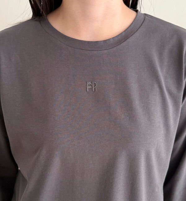 fredy emue「センターFR刺繍ロンTシャツ」|Tシャツ・カットソー|