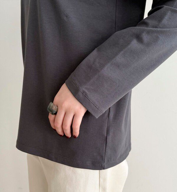 fredy emue「センターFR刺繍ロンTシャツ」|Tシャツ・カットソー|