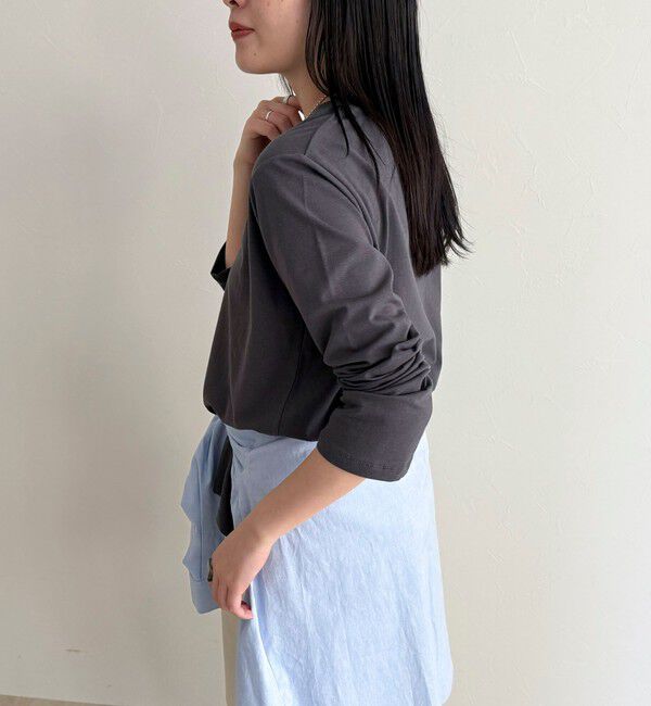 fredy emue「センターFR刺繍ロンTシャツ」|Tシャツ・カットソー|