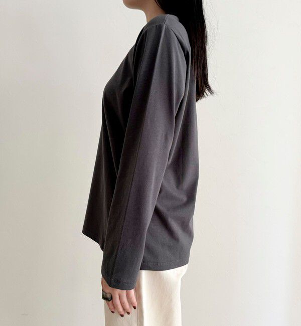 fredy emue「センターFR刺繍ロンTシャツ」|Tシャツ・カットソー|