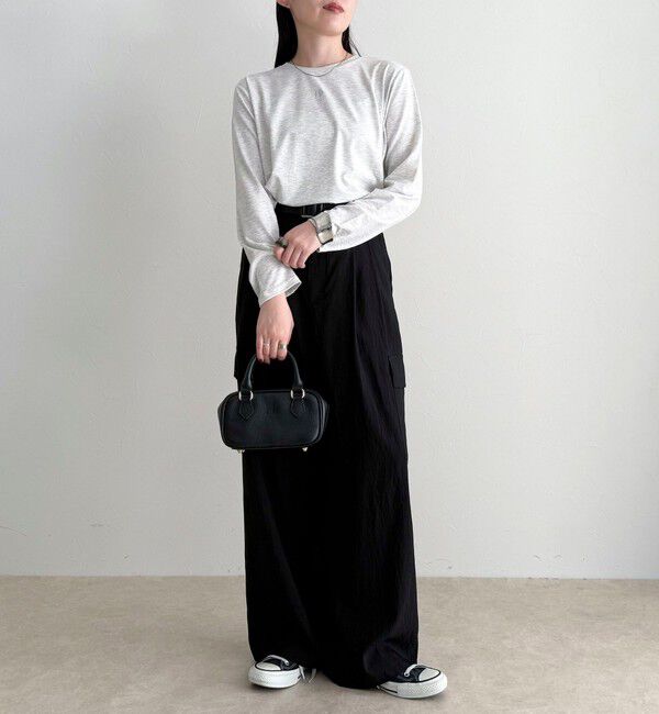 fredy emue「センターFR刺繍ロンTシャツ」|Tシャツ・カットソー|