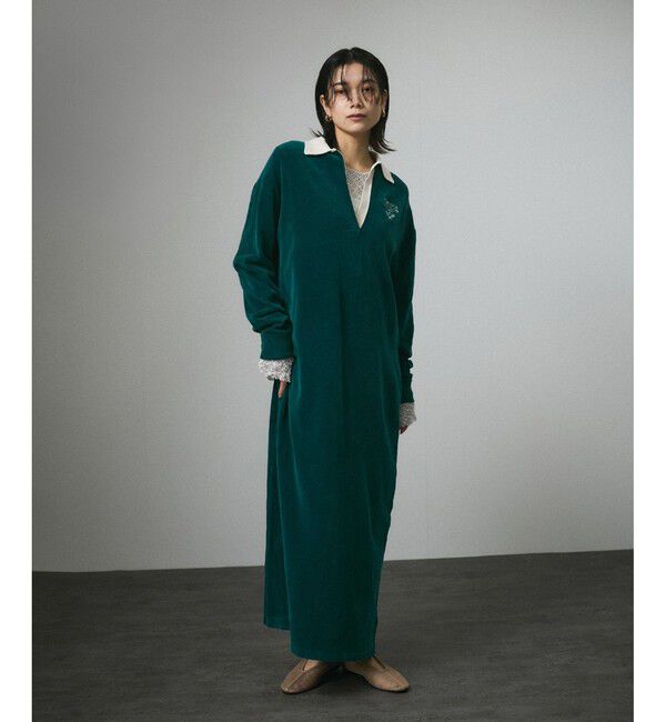 SALON adam et rope'「ポロワンピース-CreamyCotton /クリーミーコットン-」|ワンピース|