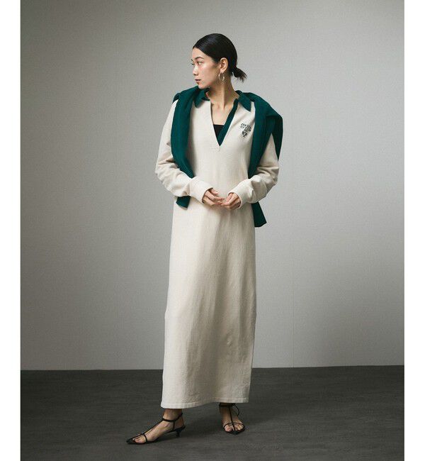 SALON adam et rope'「ポロワンピース-CreamyCotton /クリーミーコットン-」|ワンピース|