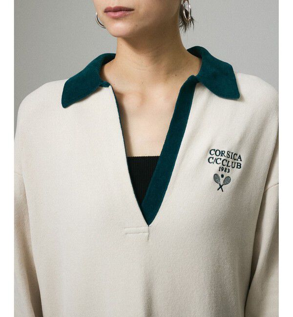 SALON adam et rope'「ポロワンピース-CreamyCotton /クリーミーコットン-」|ワンピース|