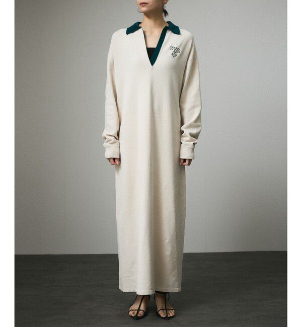 SALON adam et rope'「ポロワンピース-CreamyCotton /クリーミーコットン-」|ワンピース|