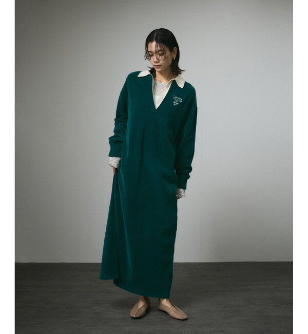 SALON adam et rope'「ポロワンピース-CreamyCotton /クリーミーコットン-」|ワンピース|