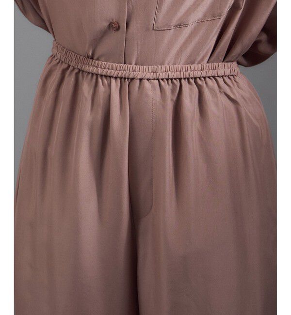 SALON adam et rope'「[25AW]GENTLE SILK パンツ / セットアップ対応・洗える」|チノ|