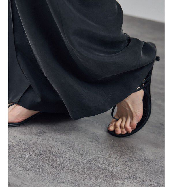 SALON adam et rope'「[25AW]GENTLE SILK パンツ / セットアップ対応・洗える」|チノ|