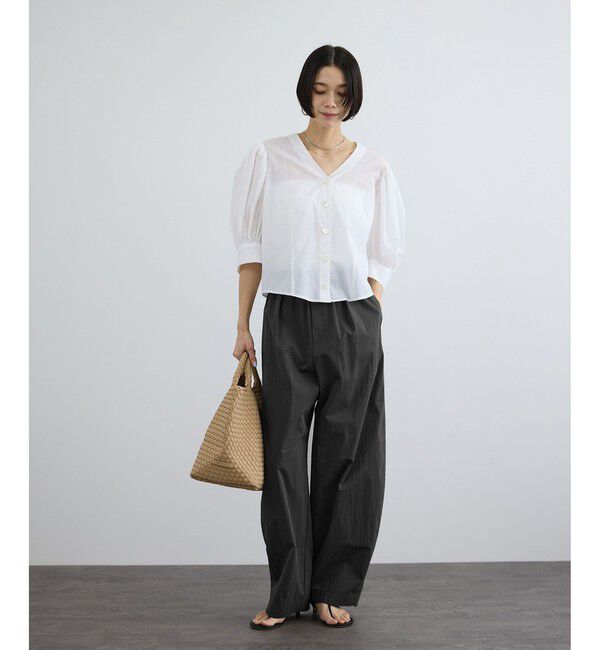 SALON adam et rope'「ウォーターリペレントイージーカービーパンツ / 撥水加工」|チノ|