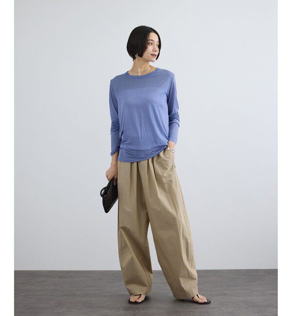 SALON adam et rope'「ウォーターリペレントイージーカービーパンツ / 撥水加工」|チノ|