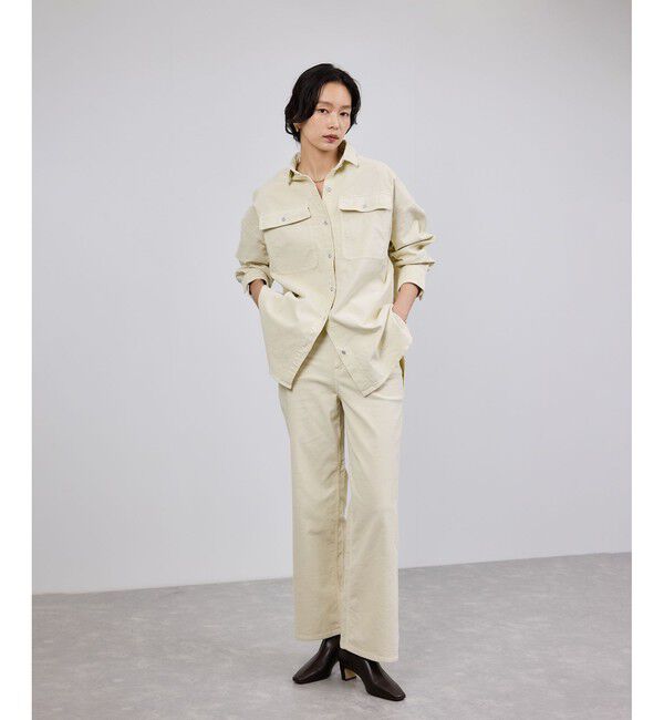 ROPE「【Healthy denim(ヘルシーデニム）】Pink Pepperコーデュロイパンツ/イージーケア」|チノ|