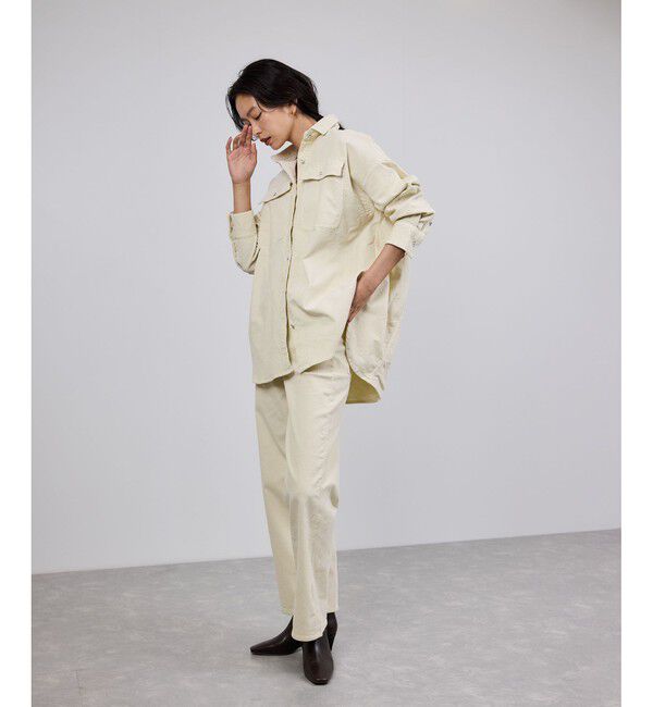 ROPE「【Healthy denim(ヘルシーデニム）】Pink Pepperコーデュロイパンツ/イージーケア」|チノ|