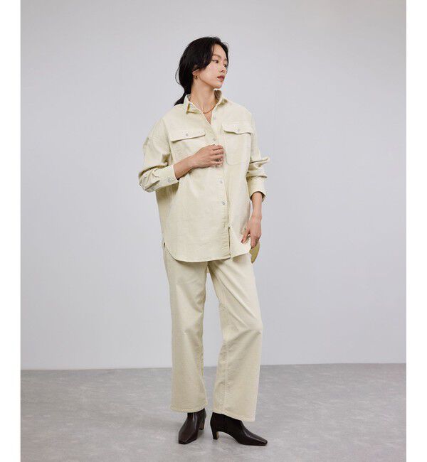 ROPE「【Healthy denim(ヘルシーデニム）】Pink Pepperコーデュロイパンツ/イージーケア」|チノ|