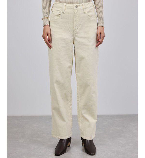 ROPE「【Healthy denim(ヘルシーデニム）】Pink Pepperコーデュロイパンツ/イージーケア」|チノ|