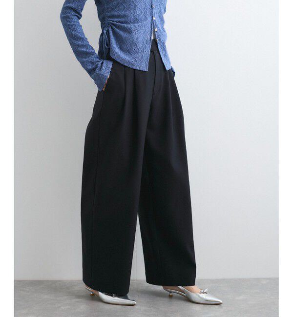 VIS「【洗える/防シワ】チノライクグルカワイドパンツ」|チノ|