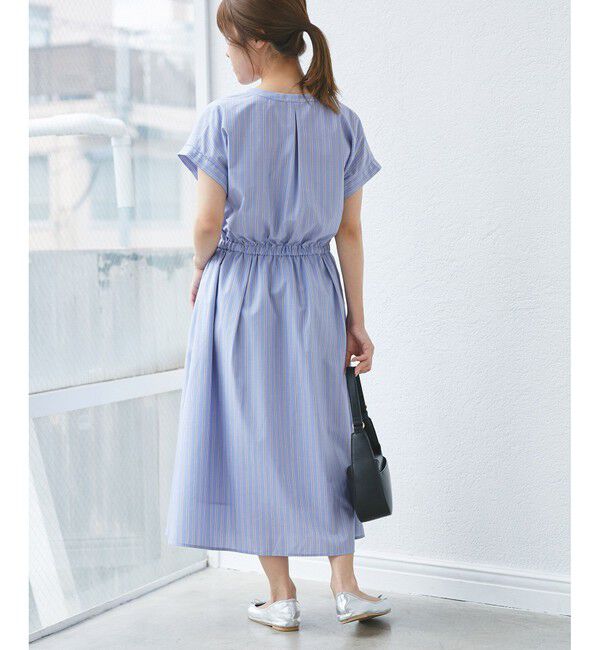 Rope&rsquo;Picnic「【WEB限定】【UVカット・接触冷感・イージーケア】スキッパーシャツワンピース」|ワンピース|