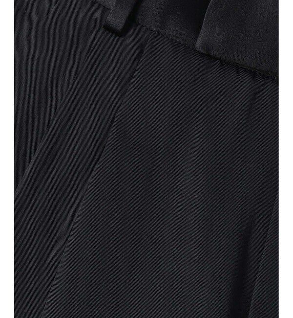 ADAM ET ROPE'「【EMOELLE】バイカラーベルトドレスパンツ」|チノ|