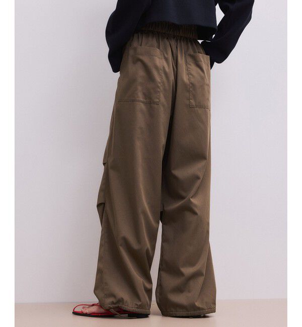 ADAM ET ROPE'「【WEB限定】リラックスパラシュートパンツ」|チノ|