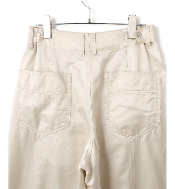 ADAM ET ROPE'「ピグメントダイエッグパンツ」|チノ|