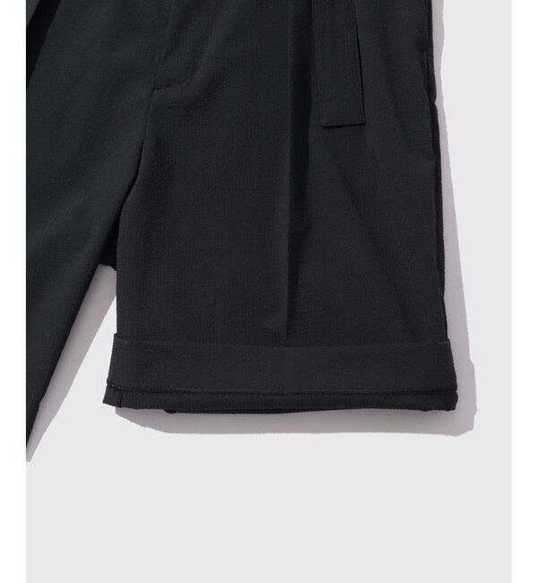 ADAM ET ROPE'「シアサッカー ベルテッドイージーショーツ」|チノ|