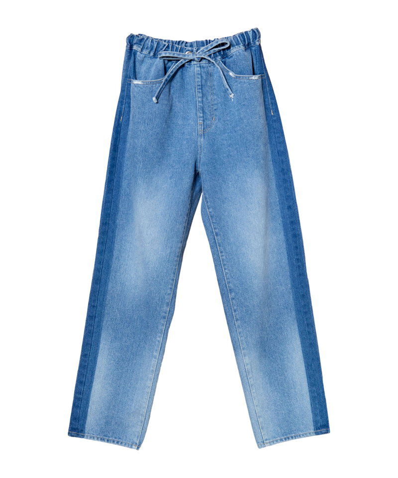  「サイドラインデニムパンツ」|デニム|