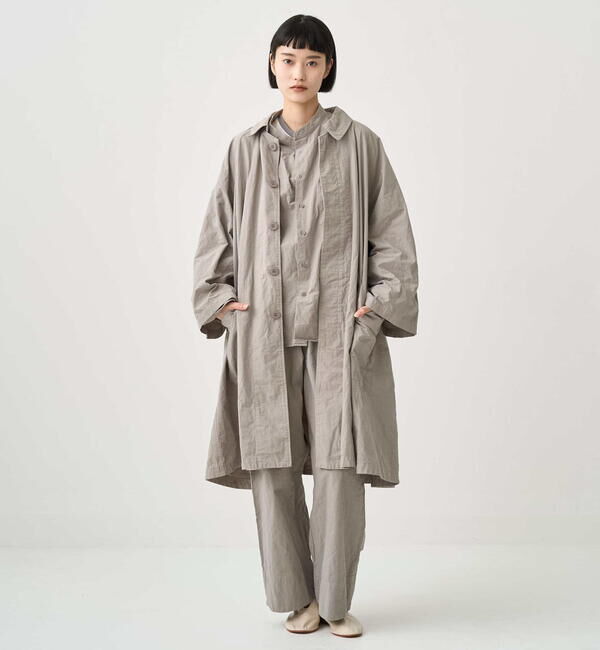 ORCIVAL「ORCIVAL | ガーメントダイ コットン Aライン ラグランコート WOMEN」|ダッフルコート|