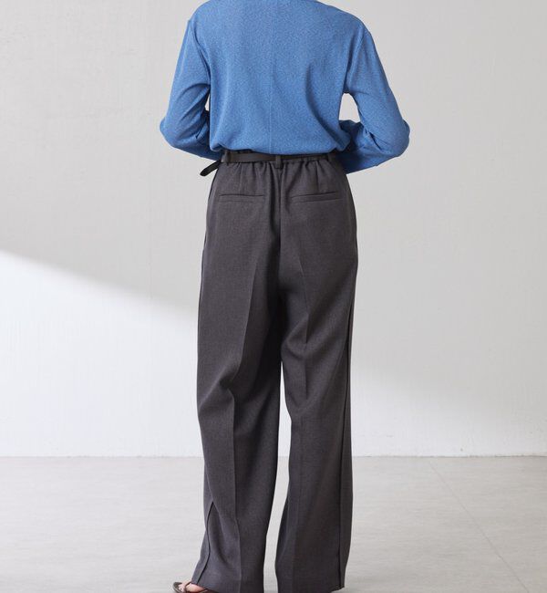  「シアーラメリブスクエアカットソー」|Tシャツ・カットソー|