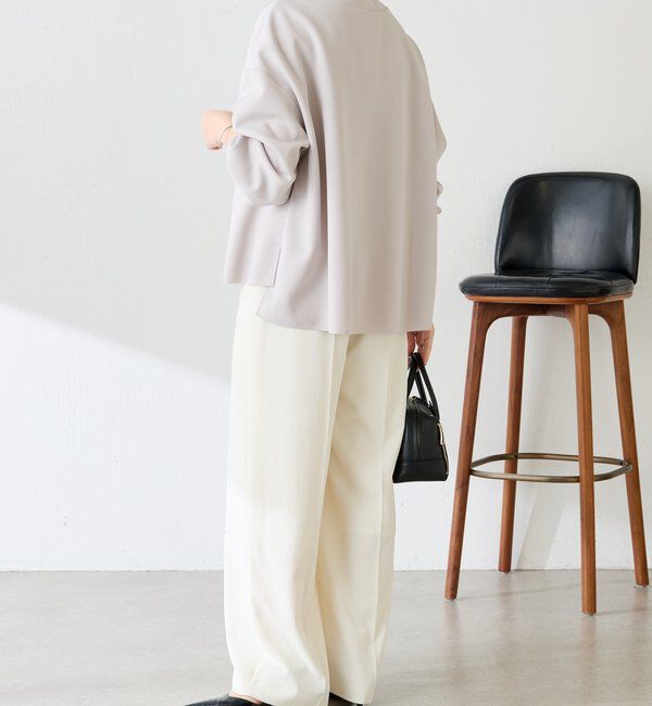  「《WEB限定/気温調整に◎》メタル釦ジョーゼットカーディガン」|Tシャツ・カットソー|