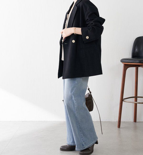  「コットンリネンオーバーダブルジャケット」|テーラードジャケット|