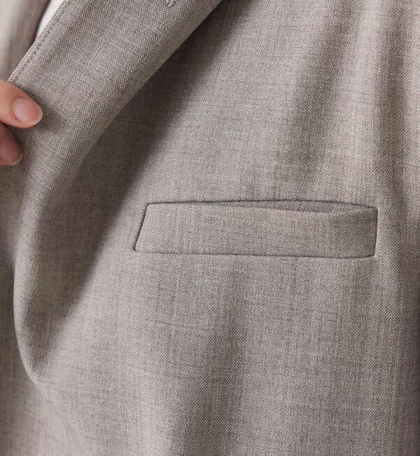  「ストレッチシャークスキンジャケット」|テーラードジャケット|