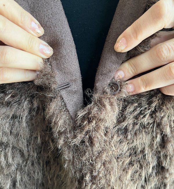  「フェイクカシミヤファーベスト」|ベスト・ジレ|