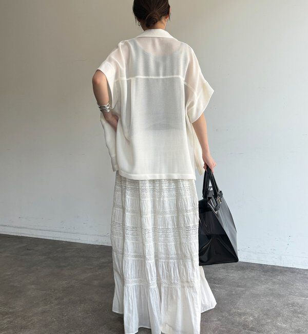  「GOLD1つボタンメッシュ半袖ジャケット」|テーラードジャケット|