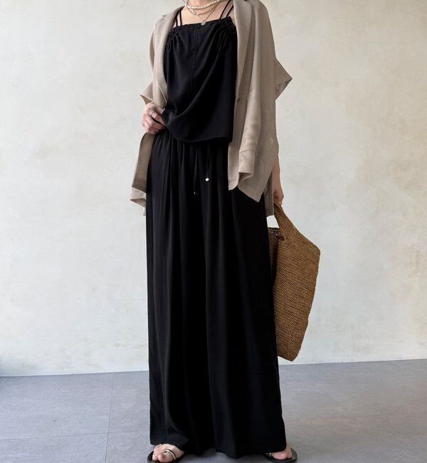  「GOLD1つボタンメッシュ半袖ジャケット」|テーラードジャケット|