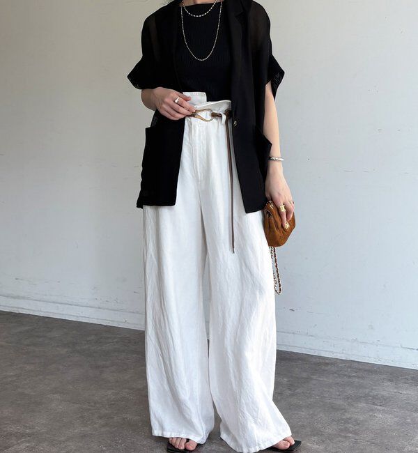  「GOLD1つボタンメッシュ半袖ジャケット」|テーラードジャケット|