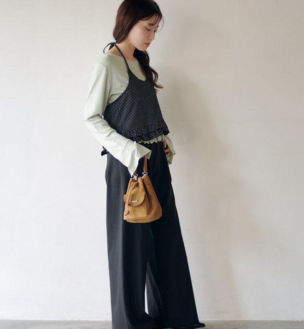  「【4色展開】スエードミニバッグ」|トートバッグ|