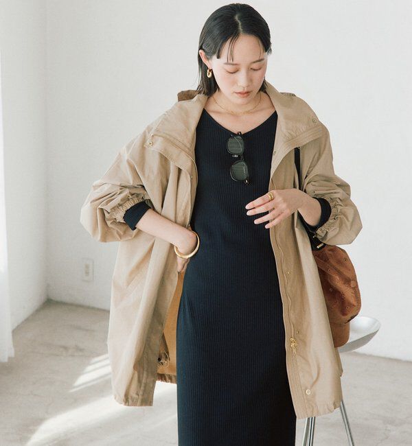  「【花粉ガード・撥水加工・UVカット機能】ドルマンフーディライトコート」|その他|